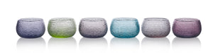 IVV Glassmakers Italia MULTICOLOR SET 6  INDIVIDUAL BOWL INCH 4,1 ASSORTED COLORS OZ 10,1 8549.1 8549.1