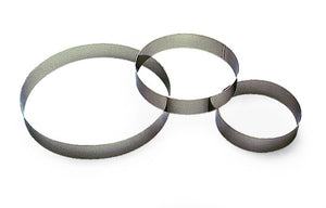 GOBEL St/st custard ring - Thickness 10/10th - Ø240 mm h35 mm 865160