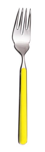 Yellow Fantasia Table Fish Fork By Mepra (Pack of 12) 10G61121