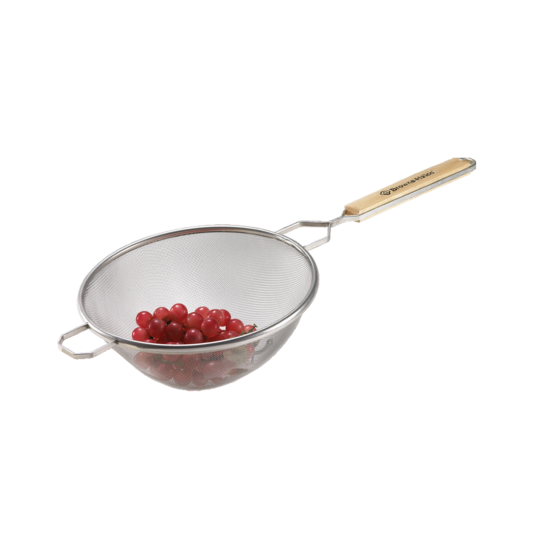Browne Foodservice Single-Mesh Strainer-Fine (7.25" bowl) 9096 (Pack of 4)