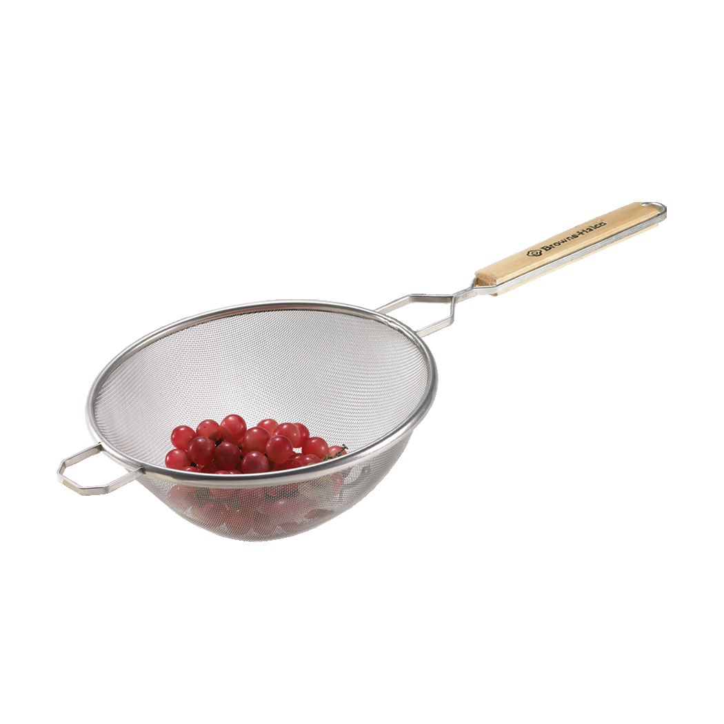 Browne Foodservice Single-Mesh Strainer-Fine (8" bowl) 9098 (Pack of 4)