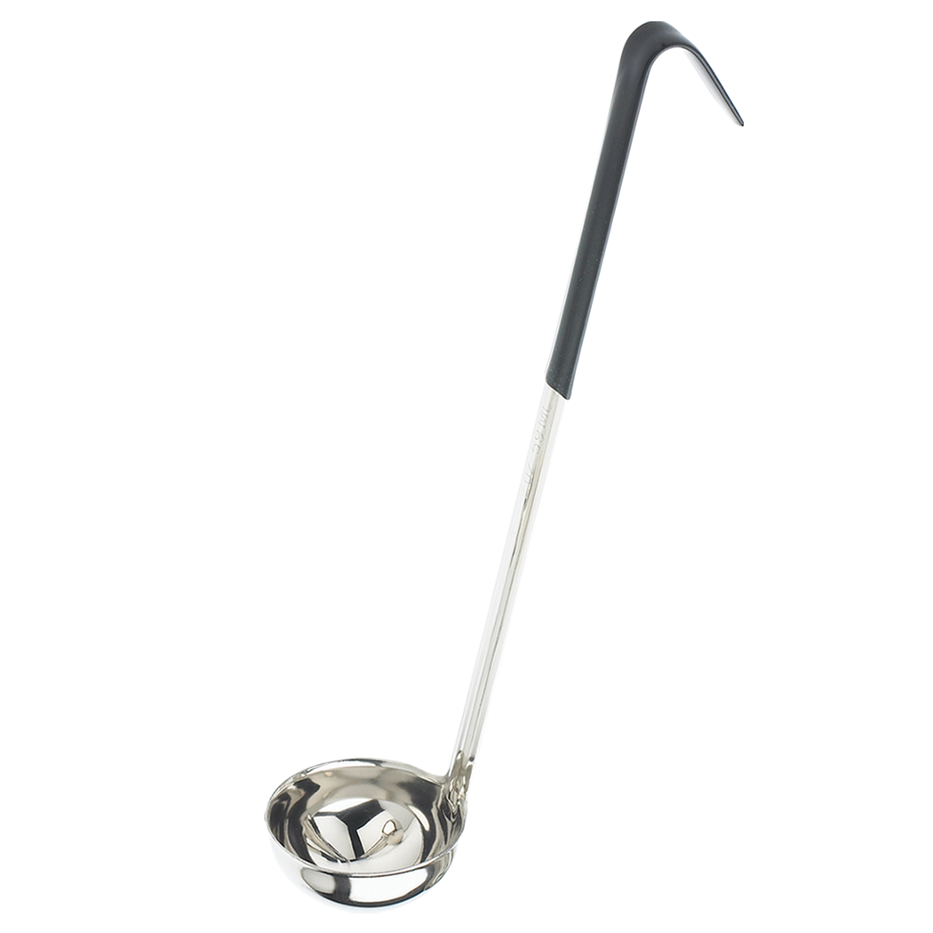 Browne Foodservice 8oz Ladle w/Black Coated Handle 9948BLK (Pack of)
