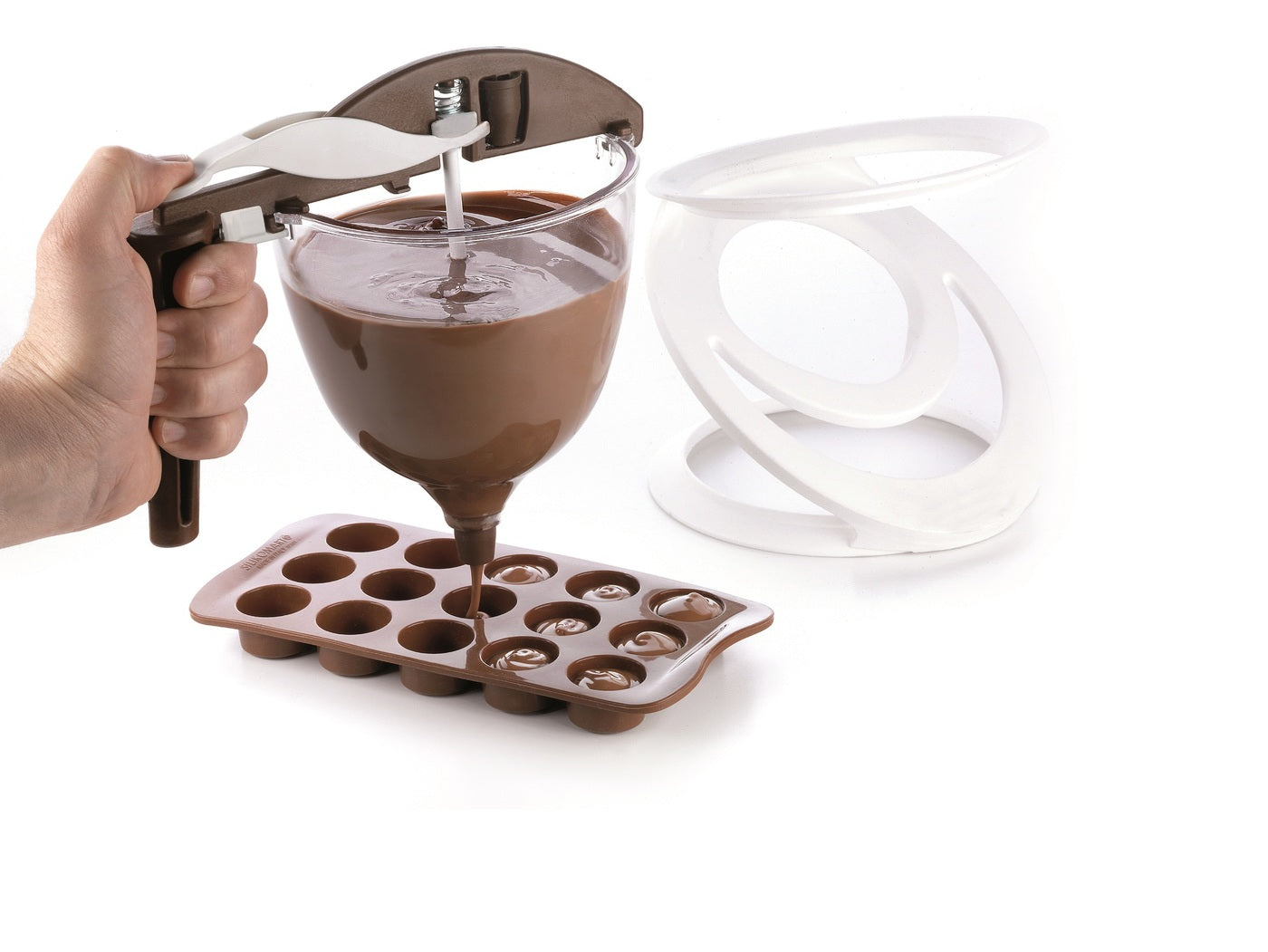 Silikomart SCG18 Robochoc - Silicone Mould 39,5x26,7 H 16 Mm