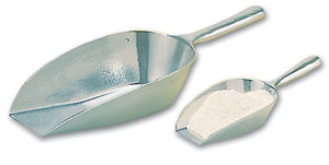 Matfer Bourgeat One Piece Aluminum Ingredient Measuring Scoop 12 1/4"  (116204)