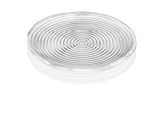 IVV Glassmakers Italia VERTIGO PLATE 7,87 inch. CLEAR 8420.1