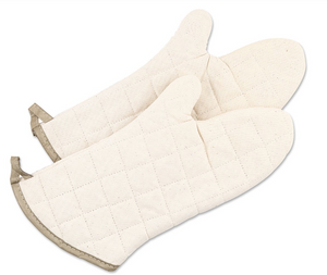 Browne Foodservice 17" Flame Retardant Oven Mitts FRM17