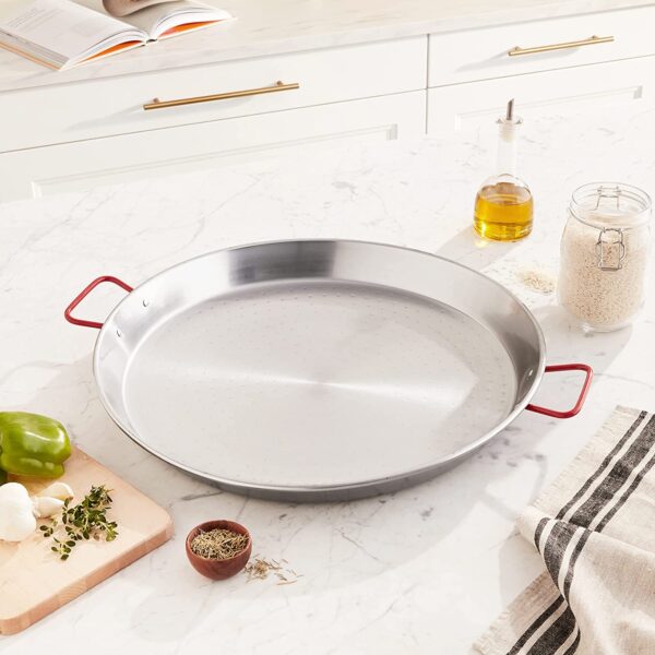 Matfer Bourgeat Polished Steel Paella Pan 27 1/2" (071050)