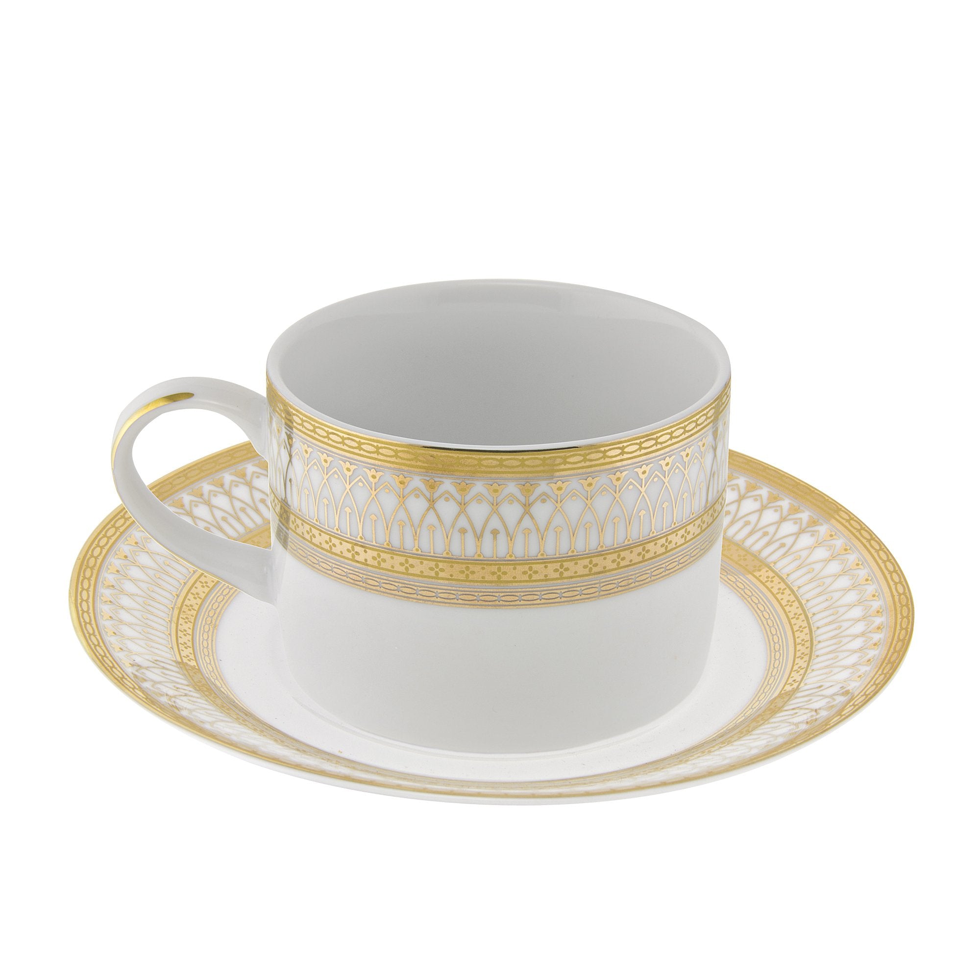 IRIANA-9GLD, Dinnerware, Can Cup/Saucer 8 Oz.(24/Case) - iFoodservice Online