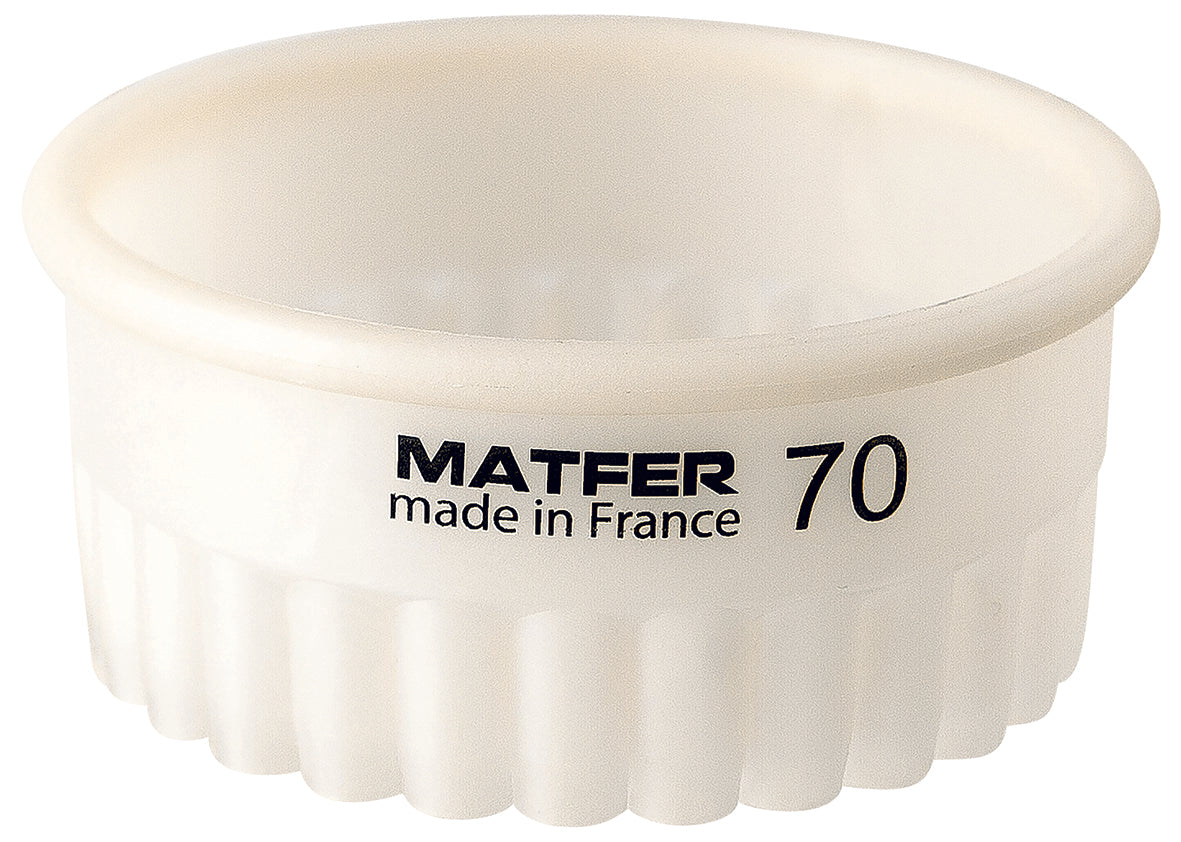 Matfer Bourgeat Exoglass® Round Pastry Cutter, Fluted, 1 1/2" 150113