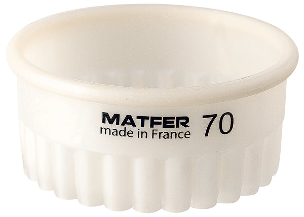 Matfer Bourgeat Exoglass® Round Pastry Cutter, Fluted, 2 3/8" 150117