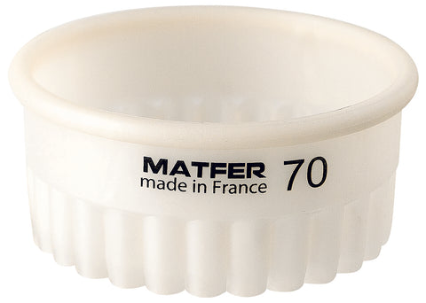 Matfer Bourgeat Exoglass® Round Pastry Cutter, Fluted, 4 3/8" 150126