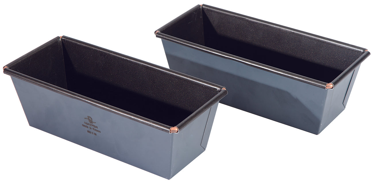 Matfer Bourgeat Exopan® Steel Bread Mold/Loaf Pan, Nonstick, Flared, 6 1/3"x2 1/2" 331094