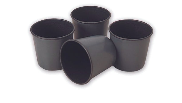Matfer Bourgeat Exopan® Steel Baba Molds, Nonstick, 2 3/4", Pack of 6 331596