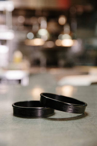Matfer Bourgeat Exoglass® Tart Rings, 3", Pack of 6 346704