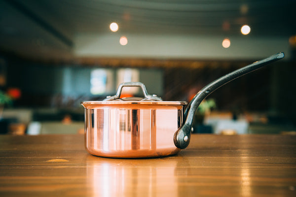 Matfer Bourgeat Copper Sauce Pan, 9 1/2" (360024)