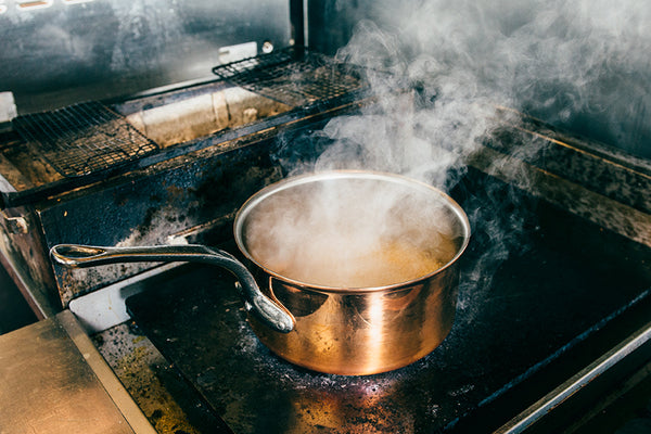 Matfer Bourgeat Copper Sauce Pan, 9 1/2" (360024)