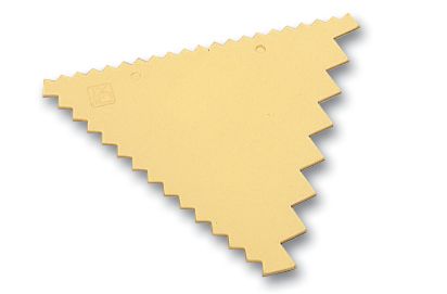 Matfer Bourgeat 3 Sided Decorating Comb 3 5/8" (421702)