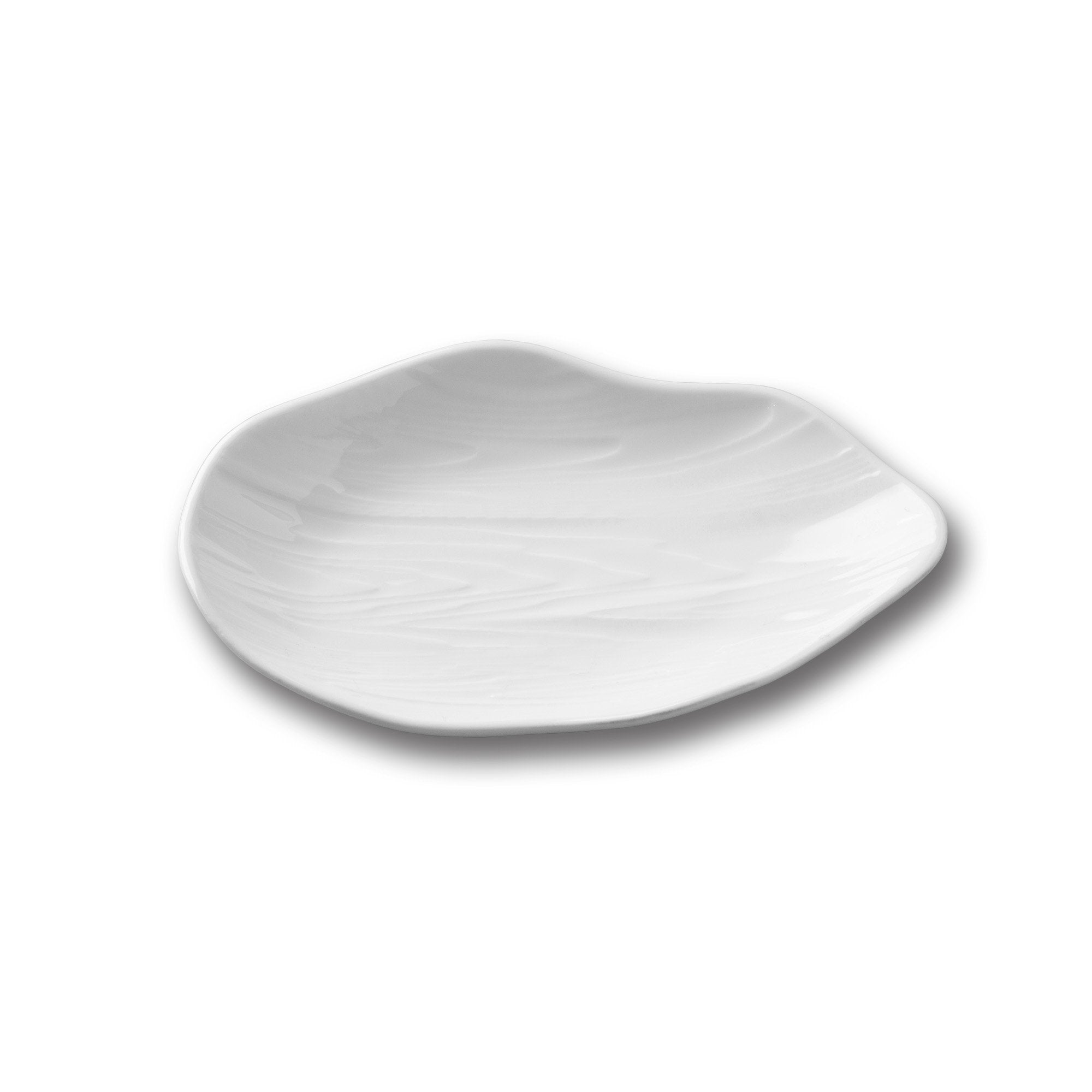 Izabel Lam, Irregular Oval Small Dish Wood Grain  (96/Case) - iFoodservice Online