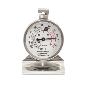 Browne Foodservice Refrig/Freezer Thermometer (-20F/80F or -30C/30C) RT84016 (Pack of 4)