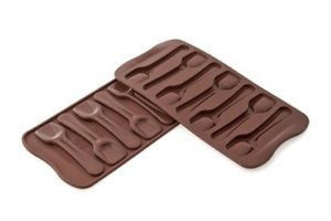 Silikomart SCG28 Choco Spoon - Silicone Mould 96x26 H 16 Mm