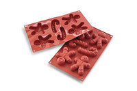 Silikomart Sf106 - Silicone Mould N. 4 Gingerbread Man 94,5 X78 H 21 Mm (Pack of 10)