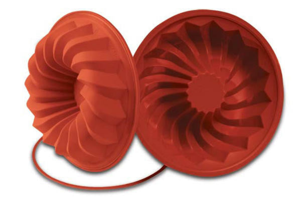 Silikomart Sft224 - Savarin Cake Silicone Mould Savarin Cake Ø240 H 60 Mm (Pack of 6)