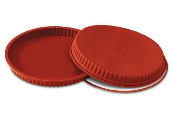 Silikomart SFT426 - Silicone Mould Flan Pan Ø260 H 30 Mm (Pack of 6)