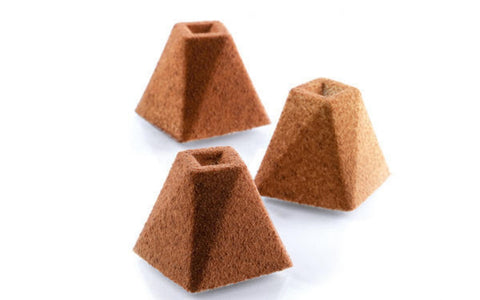 Silikomart SQ046- Silicone Mould 77 Mini Pyramid Mm 28x 28 Mm H 25 Mm (Pack of 14)