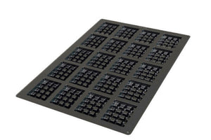 Louis Tellier Silikomart -Waffle Square  (16)  60 X 40 Mold(SQ052)