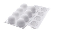 Silikomart Truffles 40 - Silicone Mould Ø42 H 36 Mm (Pack of 10) CURVETRUFFLE 40