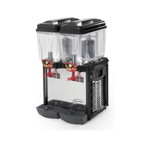 Eurodib Cofrimell Commercial Juice Dispenser, 2 x 2.6 Gal (10 L) Tank (CD2J)