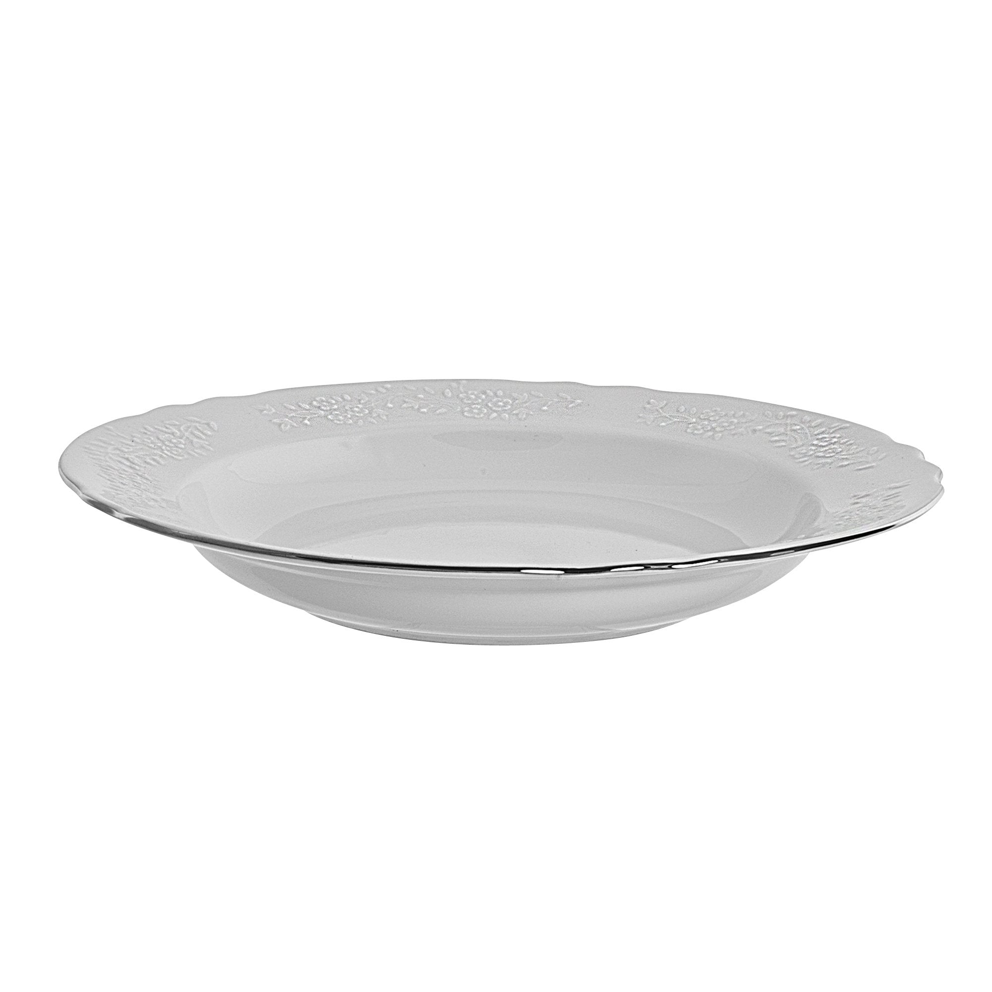 Dinnerware, Vine Silver Line Rim Soup 9" 1  (24/Case) - iFoodservice Online