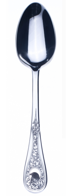 Diana Us Size Table Spoon (Eu Dessert Spoon) By Mepra (Pack of 12) 1026D1104
