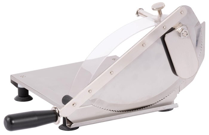 Bron Coucke Bread slicer - St/st base - Round blade with stop (703SX) - iFoodservice Online