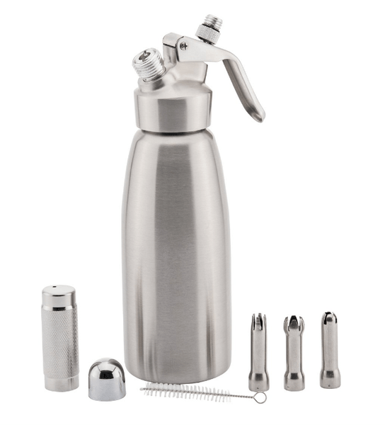 Browne Foodservice Cream Whipper 1qt/ 1L Stainless Steel (574410) - iFoodservice Online