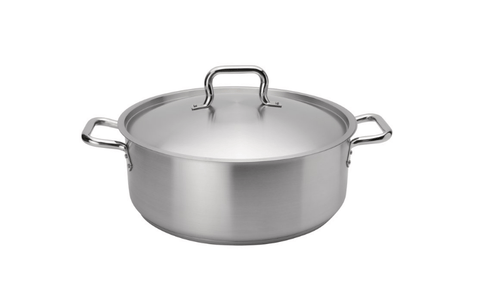 Browne Foodservice Elements Brazier 15qt/14.2l With Cover Stainless Steel(5734014) - iFoodservice Online