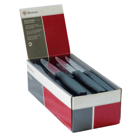 Browne Foodservice Paring Knife Stainless steel Display Pack (Packed 24 Knives per Pack) (574460) - iFoodservice Online