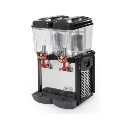 Eurodib Cofrimell Commercial Juice Dispenser, 2 x 2.6 Gal (10 L) Tank (CD2J) - iFoodservice Online