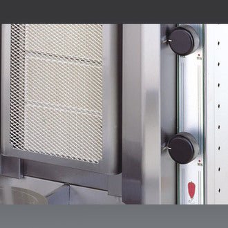 Eurodib Visvardis Turbo Gyros Gas 16 Burners W/ 200 Lb Capacity - Stainless, 110v (DG16V - N) - iFoodservice Online