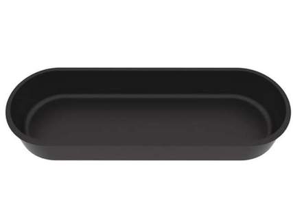 Matfer Bourgeat Exoglass® Tartlet Oval Mold 5 1/8" X 1 1/2" X 3/4" Pack of 48 (345120)