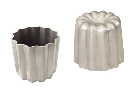 Gobel N - stick Coated Aluminium Rum Baba Mould - 55 X 50 mm Pack of 6(729530) - iFoodservice Online