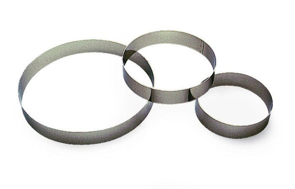 GOBEL St/st custard ring - Thickness 10/10th - Ø280 mm h35 mm 865180 - iFoodservice Online