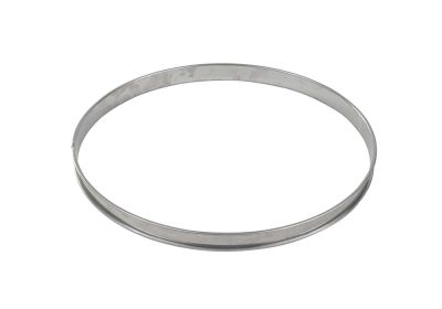 GOBEL St/st deep tart ring - Rolled edges - 4/10 thickness - Ø260 mm / h27 mm 834980 - iFoodservice Online