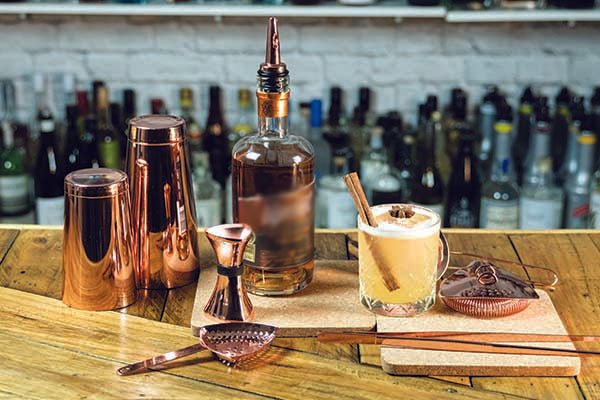 Hospitality Brands Boston Tin Weighted Copper Pack of 12 (HB46/X - 005 - C - 012) - iFoodservice Online