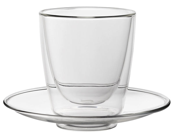 Hospitality Brands Double Walled Cappucino w/ Saucer (Pack of 6) HG90044 - 006 - iFoodservice Online