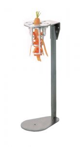 Louis Tellier Epoxy vegetable peeler on stand - cucumbers EP004 - iFoodservice Online