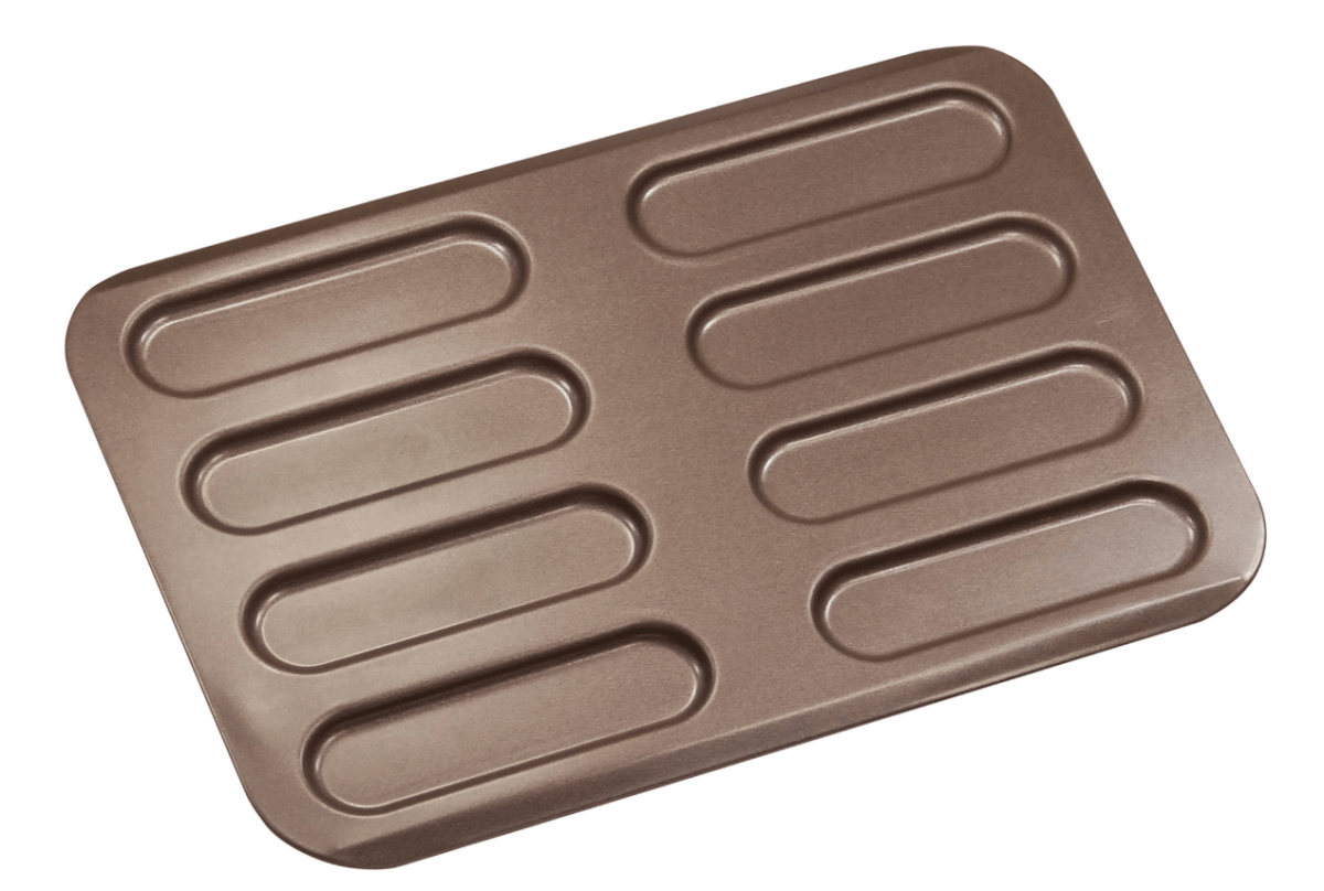 Louis Tellier Gobel Non - Stick 8 Cup Eclair Baking Sheet 12 3/8'' (298510) - iFoodservice Online