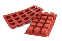 Louis Tellier Silikomart - Cube Terracotta Mold (SF105) - iFoodservice Online