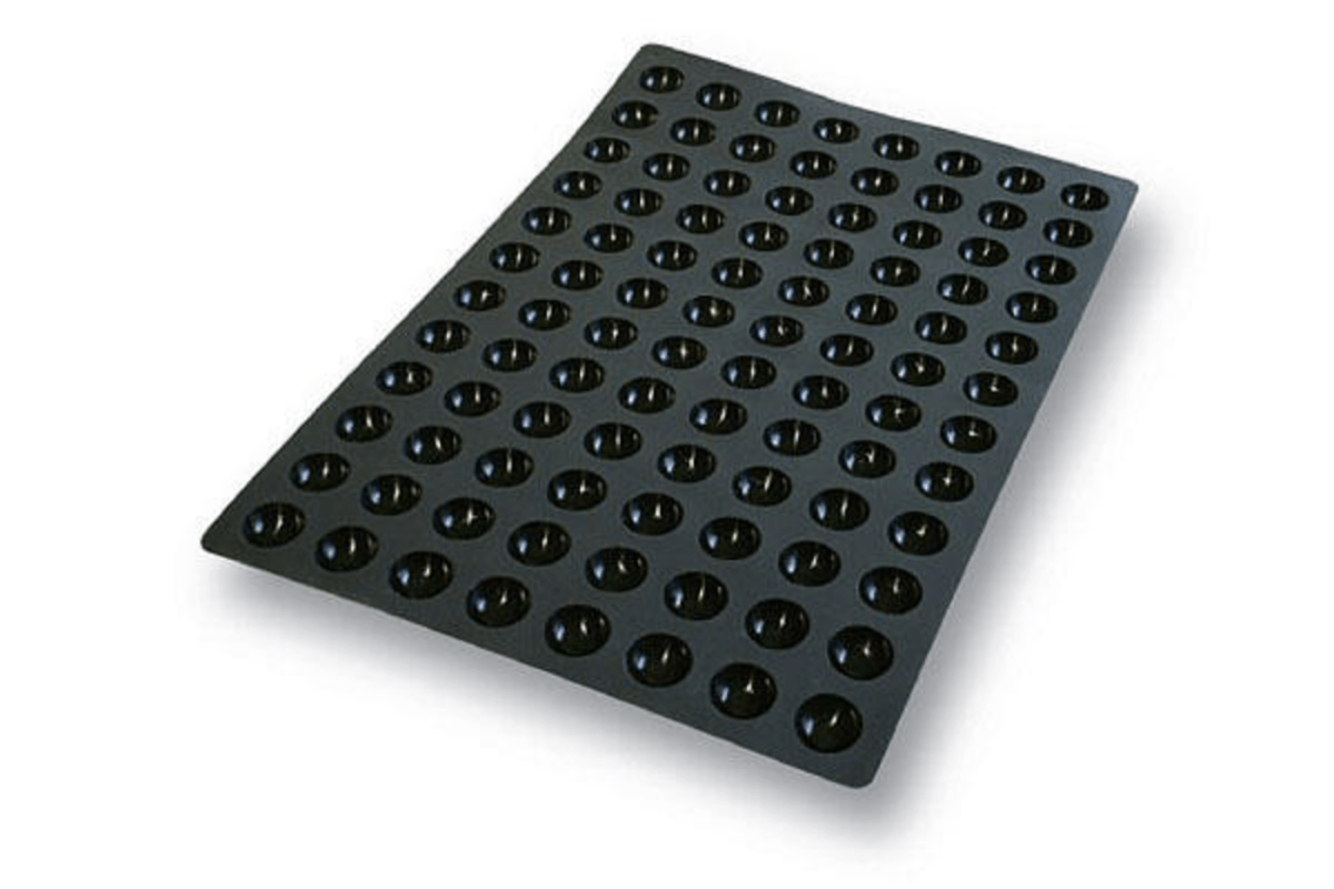 Louis Tellier Silikomart - Mini Half - Sphere 60 X 40 Mold(SQ015 ) - iFoodservice Online