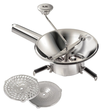 Louis Tellier Stainless Steel Food Mill 7 5/6"(N3002X) - iFoodservice Online